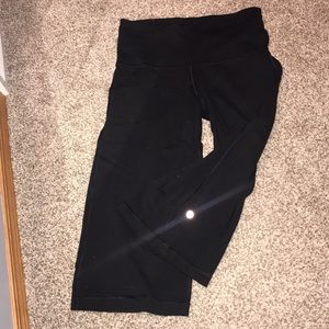 Lulu Lemon Wide Leg Crop, High Rise